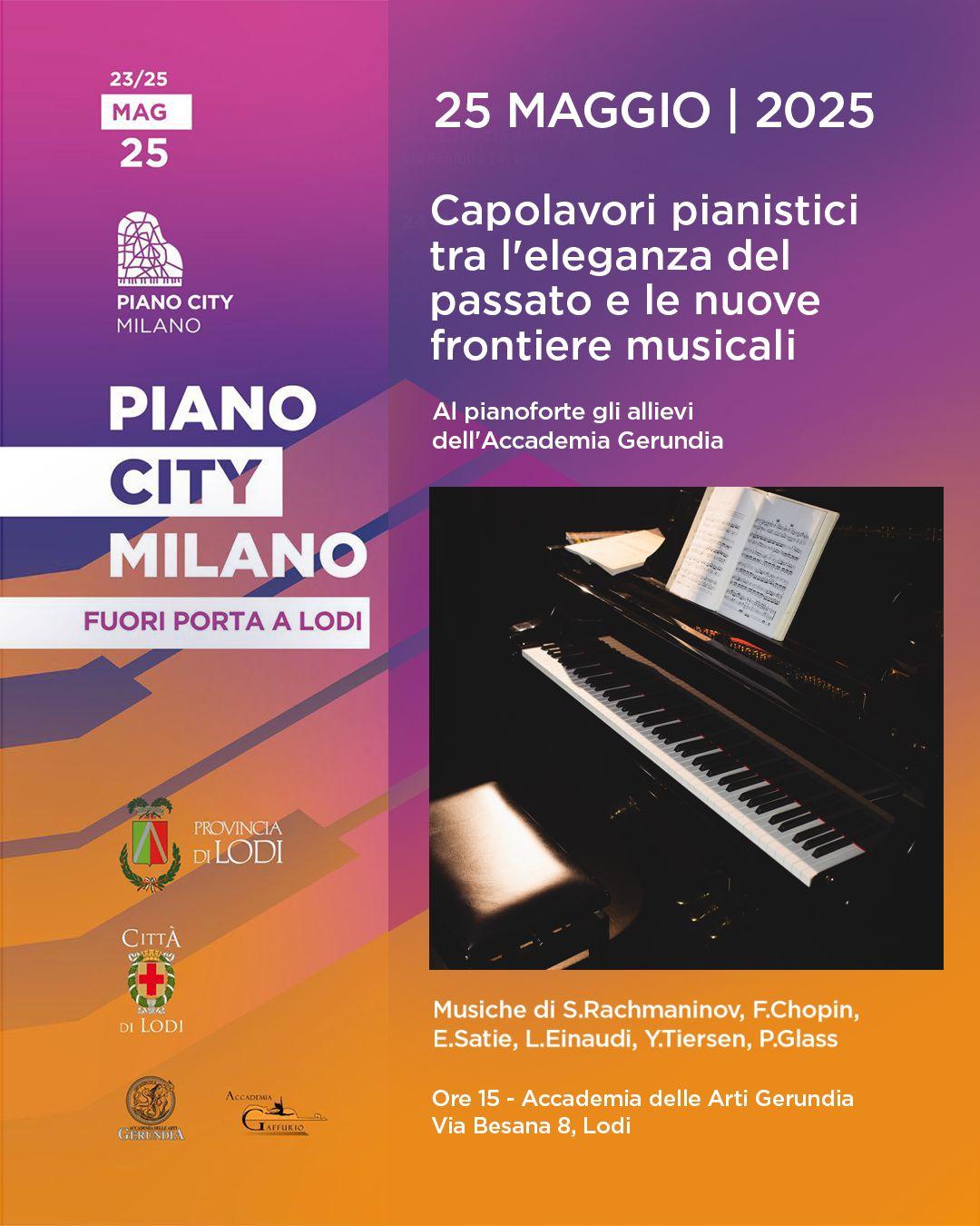 Piano City 2025 Locandina